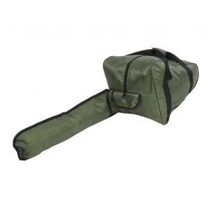 Sac de transport de tronçonneuse Sac portable imperméable à l¿eau en tissu Oxford pour bûcheron (vert armée) - Neuf