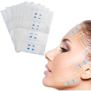 Lot De 200 Autocollants Pour Lifting Du Visage, Ruban Fin Invisible En Forme De V, Outils De Maquillage Pour Le Visage - Neuf