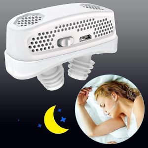 Dispositif Anti-Ronflement Cpap 3 En 1, Aide Automatique Au Ronflement, Bouchon D'apnée Du Sommeil, Purificateur D'air, Filtre Portable - Neuf