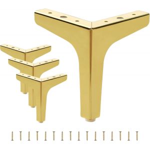 (15cm)De Sofa De Meubles De Cabinet De Jambes En Métal Meuble Tv Table Basse Pieds Matériel Table De Salle À Manger Soutenir Les Jambes Les Pieds Du Canapé - Neuf