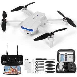 Drone Pour Enfant Avec Caméra 1080p Hd, Drone Quadricoptère Fpv Wifi Télécommandé, Mode Sans Tête, Maintien D'altitude, 360°Flips, Cadeau Et Jouet Pour Enfant Ou Débutant-Marque Générale - Neuf