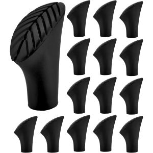 Tampons De Rechange En Caoutchouc Pour Tous Les Types De Bâtons De Marche Nordique ¿ 10 Mm ¿ Asphalte ¿ Bâtons De Randonnée ¿ Bâtons De Marche - Neuf