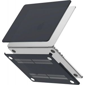 KALANKA-Coque Compatible avec MacBook Air 13.6 Pouces M4 M3 M2 2025-2022 Release A3240 A3113 A2681, &Eacute;tui de Protection Housse Rigide en Plastique 13,6"", Noir - Neuf