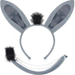 Animal Costume Set Oreilles Bandeau Queue D&eacute;guisement Animal Set D&eacute;guisement De F&ecirc;te D&eacute;coration Accessoires - Neuf