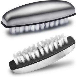Lot De 2 Brosses &Agrave; Ongles En Acier Inoxydable Pour Nettoyer Les Ongles, Enlever Les Odeurs, Brosses &Agrave; Ongles, Brosses &Agrave; Ongles, Brosse &Agrave; Ongles Dure Pour Nettoyer Les Mains, Les Ongles, Les - Neuf