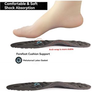 Semelles D'acupression Magn&eacute;tiques (Noires X 2, L (12-15)) - Neuf