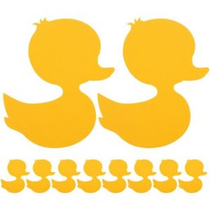 SJZG-Lot De 20 Autocollants Antid&eacute;rapants En Forme De Canard Pour Baignoire - Autocollants Antid&eacute;rapants Pour Baignoire - Pour Douche Et Sol De Douche - Neuf