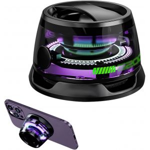 Portable Magnetic Bluetooth Speaker With 3D Surround Sound & Rgb Lighting & Ipx5 Waterproof, Bluetooth Speaker, Phone Stand For Iphone, Android, Tws Pairing - Neuf