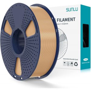 ChenQuanSarl-Pla+2.0 Filament 1,75 Mm, M À Niveau Du Filament Pla+ 1,75 Mm, Résistance Améliorée, Précision Dimensionnelle +/- 0,02Mm, Bobine De 1Kg (2,2 Lbs), Couleur Bois - Neuf