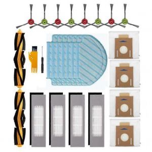27Pcs Pièces pour OZMO T8 T8 Max T9 T8 Series N8 Pro N8 Pro + Main Side Brush Filter Vadrouille Chiffon Dust Ba - Neuf