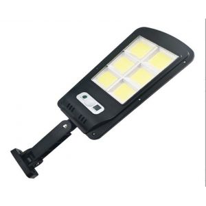 Lampadaire Solaire 120 Led Avec D&eacute;tecteur De Mouvement Et T&eacute;l&eacute;commande Pour Usage Ext&eacute;rieur - Neuf