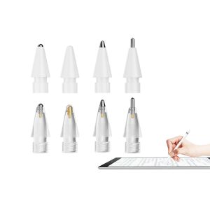 Lot de 8 pointes de rechange pour Apple Pencil de 1re et 2e g&eacute;n&eacute;ration - Neuf