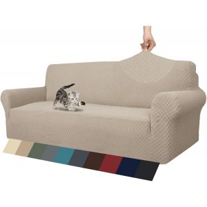 Housse de canapé jacquard super extensible et antidérapante pour chiens et animaux de compagnie. Protection élastique pour meubles. - Neuf