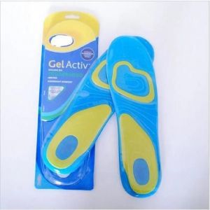Semelle De Chaussure - Gel Activ - Souple Silicone Amortissement - Semelles En Latex Naturel - Bleu - Neuf