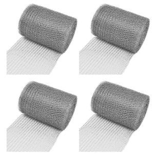 4X Treillis métallique en acier inoxydable 12,7 cm x 6 m Maille métallique Maille fine Maille en acier inoxydable Maille fermée pour - Neuf
