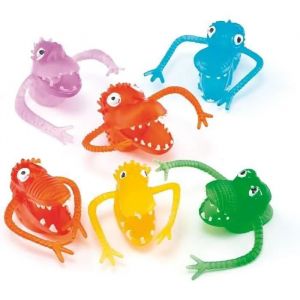 Lot de 10 Marionnettes à Doigts en forme de Monstres pour Enfants - Blanc - Mixte - A partir de 3 ans - Neuf