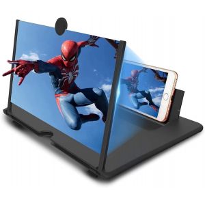 16 Pouces Amplificateur Ecran Telephone Portable, Hd Loupe Telephone Portable, Adapt&eacute;e &Agrave; Tous Les Smartphones, Pour Regarder Des Films Et Des Vid&eacute;os, Pliable (16 Pouces H)[Z785] - Neuf