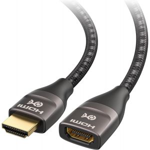 TIANYI-Rallonge HDMI 48 GB/s Ultra 8K (rallonge HDMI m&acirc;le vers Femelle/c&acirc;ble d'Extension HDMI) - 1 m&egrave;tre - Neuf
