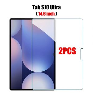 Protecteur D'&eacute;cran Pour Samsung Galaxy Tab S10 Ultra Plus S10 +,2 Pi&egrave;ces,En Verre Tremp&eacute;,Accessoires Pour Tablette,Film 9h.2pcs Tab S10 Ultra. - Neuf