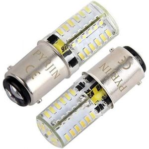 Sjzg-Pyjrin Ba15d Led Ampoule 12v Ac/Dc 5w, Double Contact Ba&iuml;onnette Sbc (Parall&egrave;le &Agrave; 180 Degr&eacute;s), Blanc Froid 6000k, &Eacute;quivalent 35w, Pour L'int&eacute;rieur, Rv Camping, Bateau. (Lot De 2) - Neuf