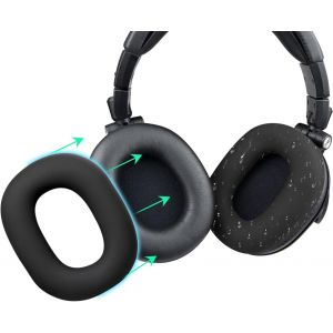 KAL-Coussinets D'Oreille Mousse Coussin En Silicone Pour Audio Technica Ath M50X M50Xbt M50Rd M40X M30X M20X Msr7 Sx1 Casque, Protection, Anti-Transpiration, Lavables Et Durables - Neuf