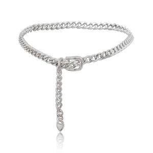 Chaînes Ceintures Pour Femmes Wasit Chaîne Ceinture Chaîne Chunky Ceinture Argent - Neuf