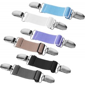 Kjdal-Lot De 6 Clips Rca Pour V&ecirc;tements,Pulls,&Eacute;charpes,Robes,Cardigans,Vintage,Pour Femme,Pour Chemise,Chemises,Pulls,Robes,Chemises,11 Cm,Polyester,Acier Inoxydable,Polypropyl&egrave;ne - Neuf