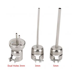 Buse de pistolet thermique pour station de soudage a air chaud 850, accessoire de reparation (ensemble de 3 pieces) - Neuf