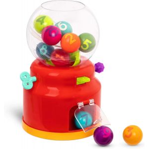 DDA-u2013 BT2674Z u2013 Distributeur de Balles pour Enfants u2013 Jouet Mini Distributeur Automatique u2013 10 Balles Numérotées Colorées- Premier Age - Dès 18 mois - Neuf