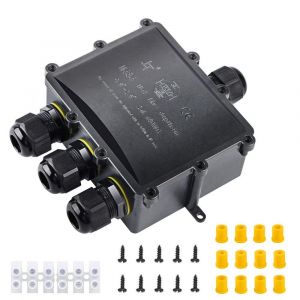 Boîte de jonction extérieure étanche IP68, connecteur de câble 4 voies plus grand - Neuf