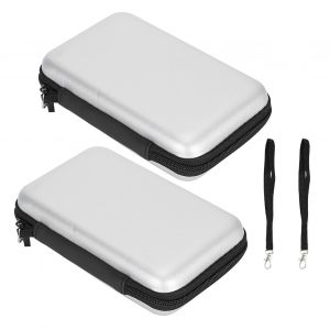Lot De 2 Sacs De Rangement Portables, Etui De Transport, Housse De Protection Rigide En Eva Pour Nintendo Switch/3dsxl - Neuf