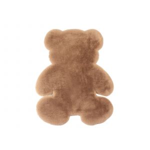 Tapis En Peluche En Forme D'ours 60x45cm Kaki Doux - Neuf