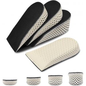 (4 Paires) Eva Respirant En Mousse &Agrave; M&eacute;moire D'augmentation De La Hauteur Des Semelles, Invisible Talon Ascenseur Semelles, Chaussure Plaquettes, Augmentation De La Hauteur Des Semelles Pour Les Hommes Et Les Femmes - Neuf