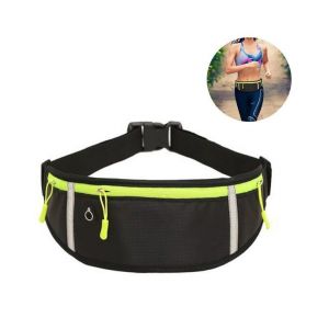 Ceinture De Course Ultra-L&eacute;g&egrave;re - Sac Banane R&eacute;sistant &Agrave; L'eau Avec Bande R&eacute;fl&eacute;chissante Pour Des Entra&icirc;nements En Toute S&eacute;curit&eacute; - Sac Banane R&eacute;glable Pour Toutes Les Activit&eacute;s - Neuf