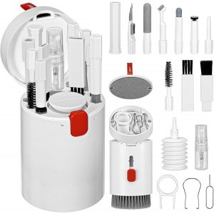 LETNERNY-20 In 1 Kit Nettoyage Clavier¿Kit Nettoyage Téléphone¿Kit Nettoyage Écouteurs¿Kit Nettoyage Ordinateur¿Kit Nettoyage Appareil Photo¿Kit Nettoyage Pc - Neuf