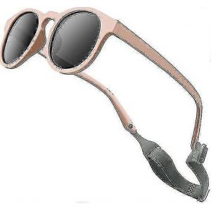 Lunettes De Soleil Polarisantes Flexibles Pour B&eacute;b&eacute; Avec Protection Uv Et Bretelles R&eacute;glables,Adapt&eacute;es Aux Filles &Acirc;g&eacute;es De 0 &Agrave; 3 Ans - Neuf