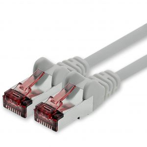 Cat6 Network Cable 15 m Grey-1 x Patch Cable LAN Cat 6 LAN Network Cable Sftp Pimf Lszh Copper 1000 Mbit s - Neuf