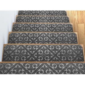 Lot De 2 Tapis Antid&eacute;rapants Pour Escaliers, Adapt&eacute;s Aux Sols En Bois Et En Carrelage. - Neuf