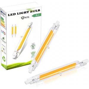 Kal-Ampoule R7s Led 78mm Dimmable 10w, R7s Led Ampoules Blanc Chaud 3000k,1000lm,R7s Led Cob 10w Ampoule Équivalent Ampoule Halogène J78 100w, Pas De Scintillement, Lot De 2 - Neuf