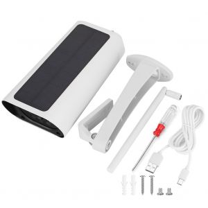Camera de surveillance exterieure IP 1080P a energie solaire, etanche, vision nocturne, Wi-Fi - Neuf