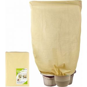(120x180cm) Housse d'hivernage pour plantes Voile d'hivernage Housses de protection pour plantes Non tissé Beige - Neuf
