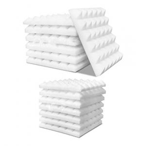 Paquet de 12 panneaux acoustiques,panneaux de mousse insonorisés,cales d'insonorisation de studio,mur Réduire le bruit Mousse - Neuf