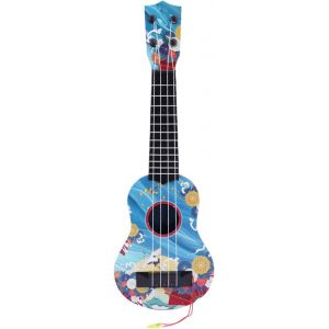 ERYI-Guitare Enfant, Ukulele Enfants, Guitare Enfant 3-6 Ans, Jouet De Guitare Et Piano, Avec 4 Cordes Réglables,Mini Guitare Pour Les Tout-Petits Débutants Garçons Filles Cadeau (Feihé 44Cm) - Neuf