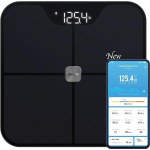 Nexus Pro Pèse-Personne Numérique Pour Poids Corporel Et Composition Avec Application Bluetooth Intelligente Pour Surveiller La Graisse Corporelle, L'imc, La Masse Musculaire Et Plus Encore, - Neuf