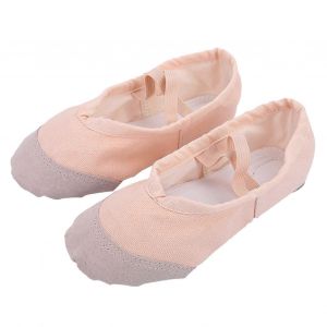 1 Paire D'enfants Soft Canvas Ballet Danse Chaussures Chausson Pour Danser (33) - Neuf