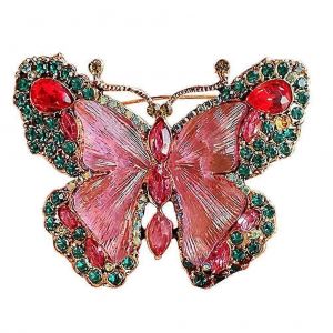 Papillon Broche Papillon Broche &Eacute;pinglette &Eacute;pinglette Cristal Broche Bijoux Femmes Cadeau - Neuf