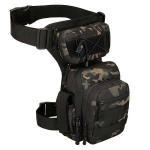 Sac De Cuisse Reglable, Poche De Jambe Strategique Pour Les Activites De Plein Air, Sac Ceinture En Polyester Impermeable - Neuf