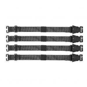 4Pcs Sangles de sac &agrave; dos avec pinces &agrave; boucle Compression Sac &agrave; dos Accessoire Sangle Sangles de bagages - Neuf