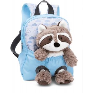 ERYI-Sac À Dos 21X26 Cm Avec Peluche Lapin - Neuf