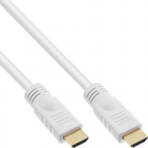 InLine 17510W c&acirc;ble HDMI 10 m HDMI Type A (Standard) Blanc - Neuf